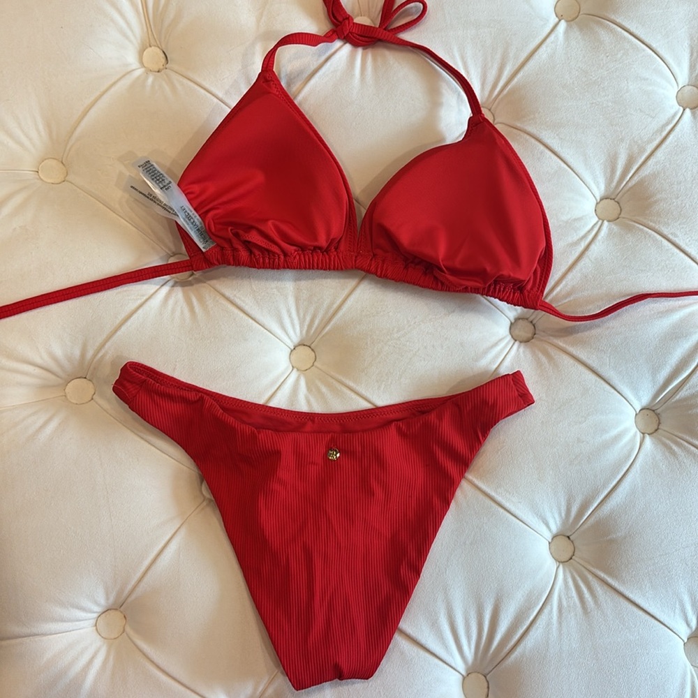 Red Bikini Set - Picture 2 of 2